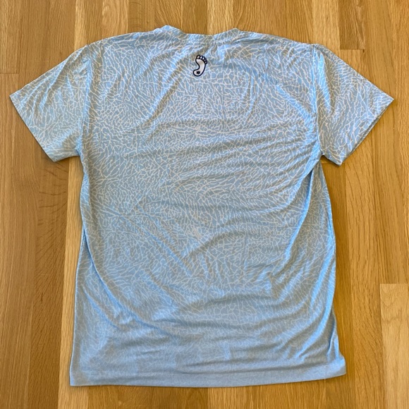 Jordan Mens NC Tar Heels Take Flight Blue T Shirt w Large Air Jordan Logo/ M - Picture 2 of 13